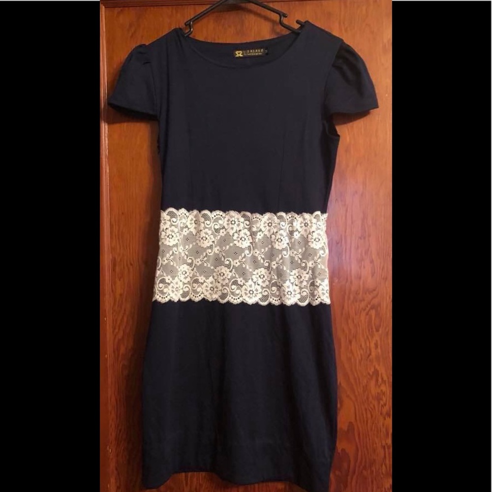 Navy Blue Dress M